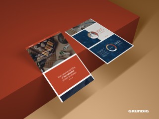 Visuals of the Grundig FiberCatcher website
