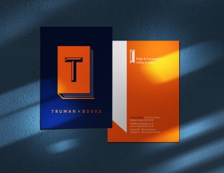 Truman Books printed collateral